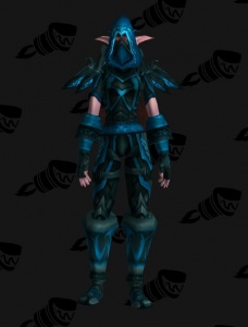 BloodFang Blue Outfit World of Warcraft