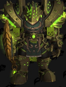 Titanic Onslaught Armor (Mythic Recolor) - Outfit - World of Warcraft