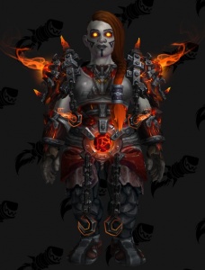 Dark Iron Dwarf Female Shaman With Transmog Outfit World Of Warcraft